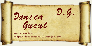 Danica Gucul vizit kartica